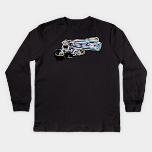 mtb downhill Kids Long Sleeve T-Shirt